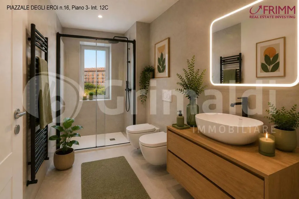 Bagni - Modern Bungalow with Balcony in Rome