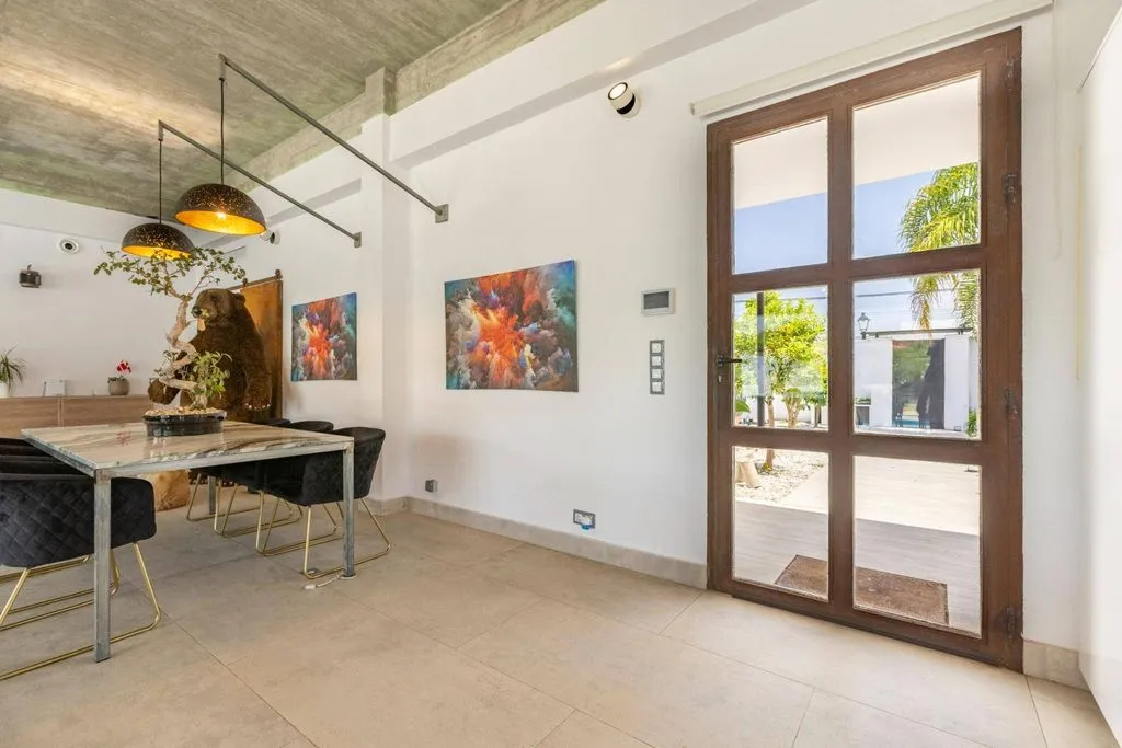 Dining Room - Detached House with Pool in Guadacorte, Andalusia