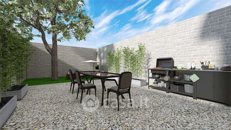 Modern Semi-detached Villa with Courtyards in Assemini