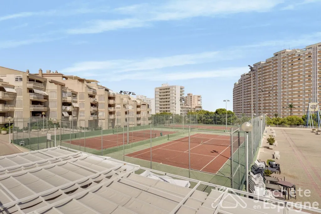 Terrasse - Furnished Apartment with Pool in Valencia