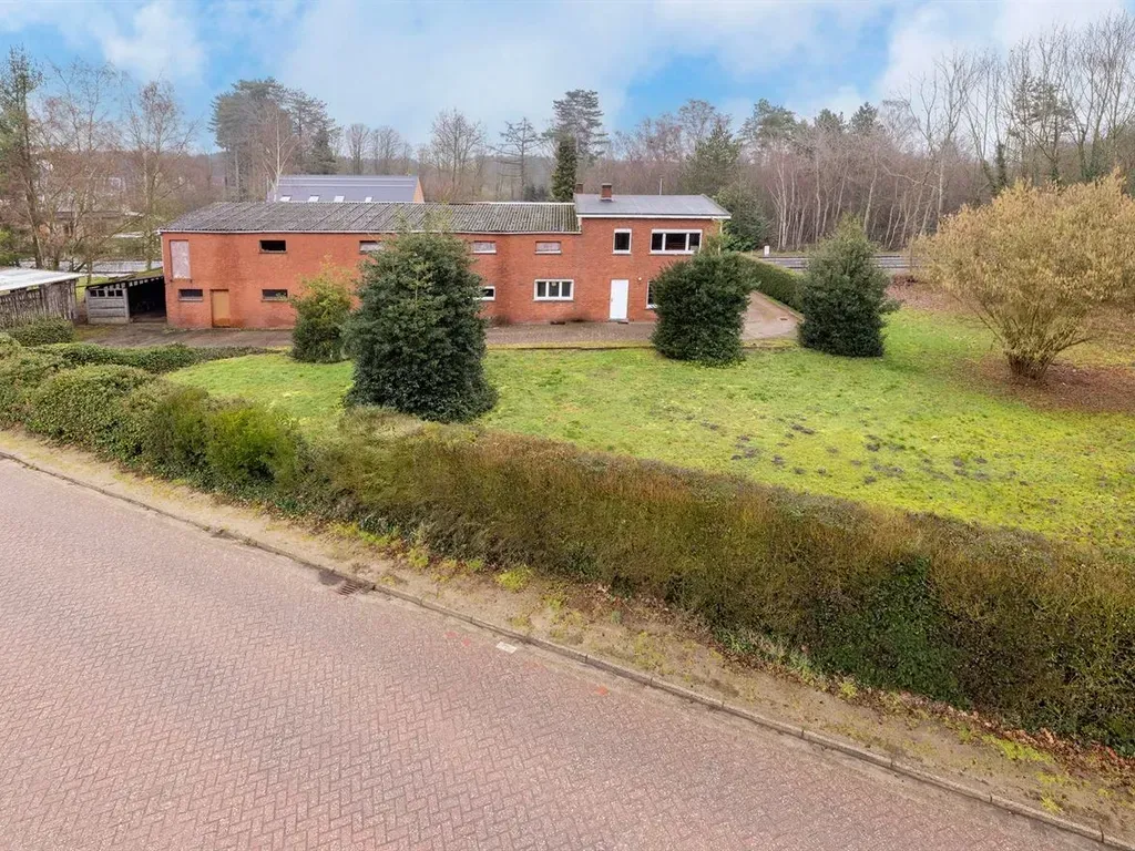 Aerial - Renovated Farmhouse with Stables in Westerlo