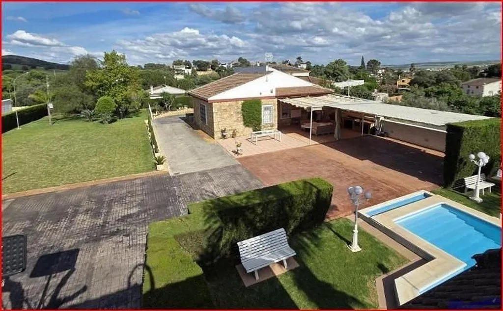 Vue aérienne - Chalet with Pool in Alcolea