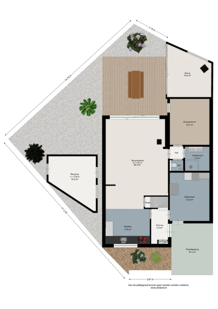 Plan - Maison 5 pièces à Borne