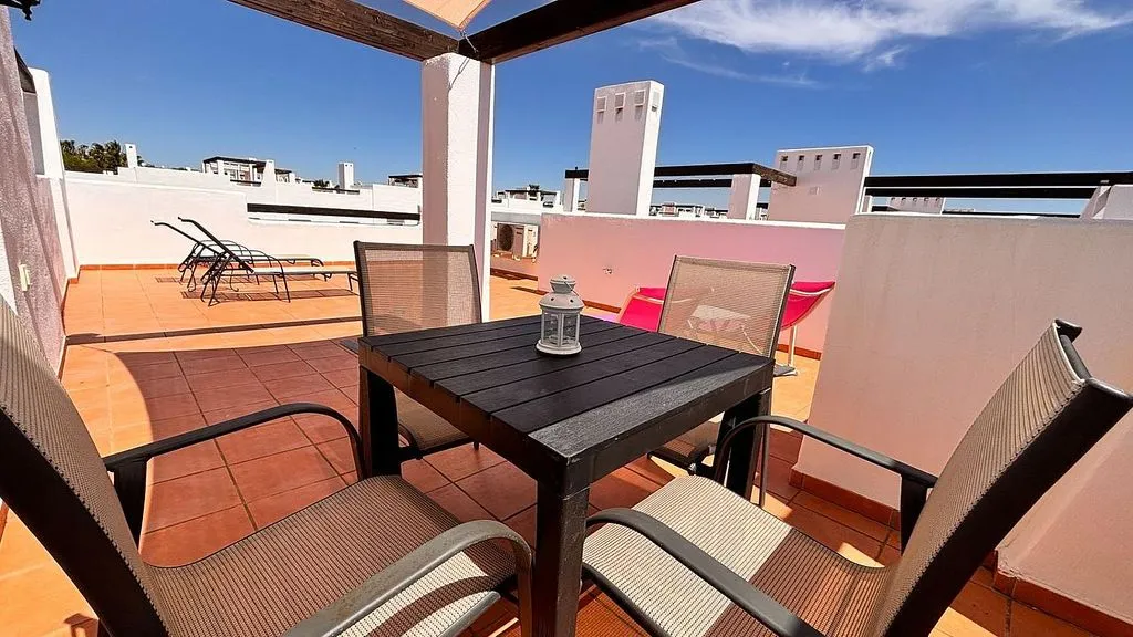 Terrass - T2 Apartment with Pool in Alhama de Murcia