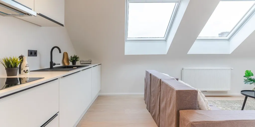 Séjour - Dakappartement Rénové avec Vue sur Gent