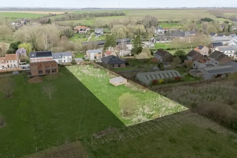 Aerial - Building Land with South-East Orientation in Petit-Hallet