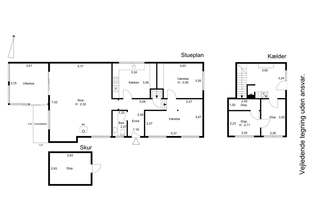 Plan - Villa with Potential in Åshøj near Køge