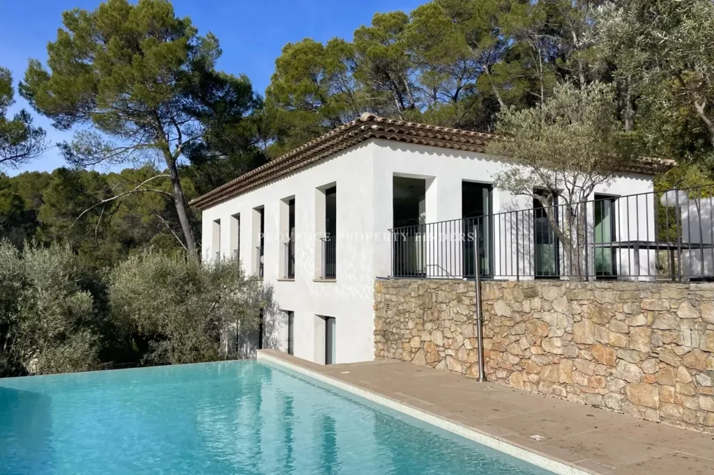 Piscine - Villa Contemporaine avec Vue Panoramique à Lorgues