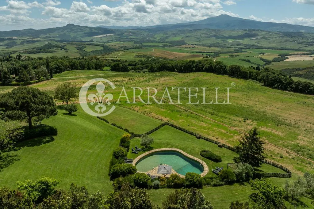 Vue aérienne - Luxury Farmhouse with Pool in Sarteano