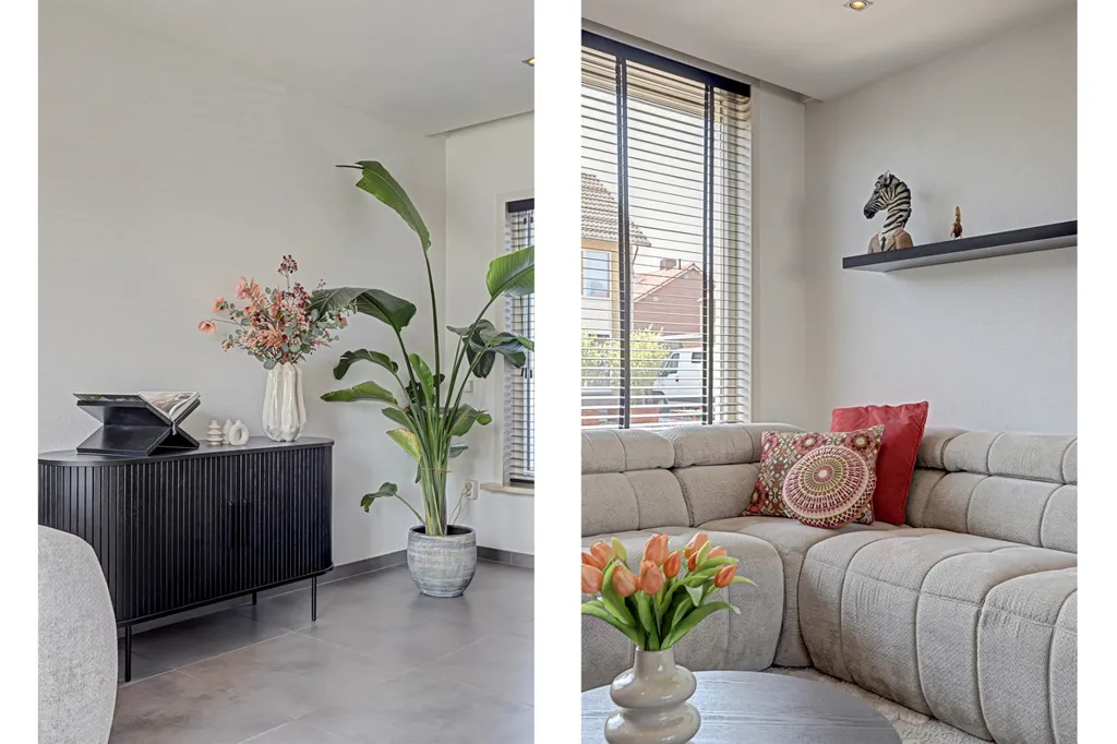 Séjour - Modernised Two-Storey House with Garden in Reusel