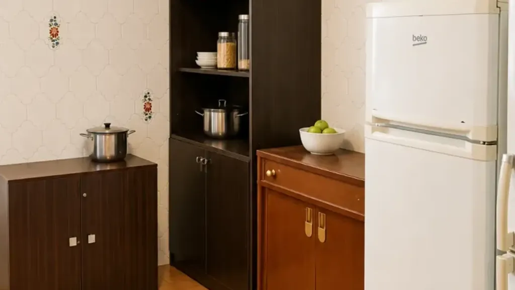 Cuisine - Spacious Trilocale with Balcony in Gattatico