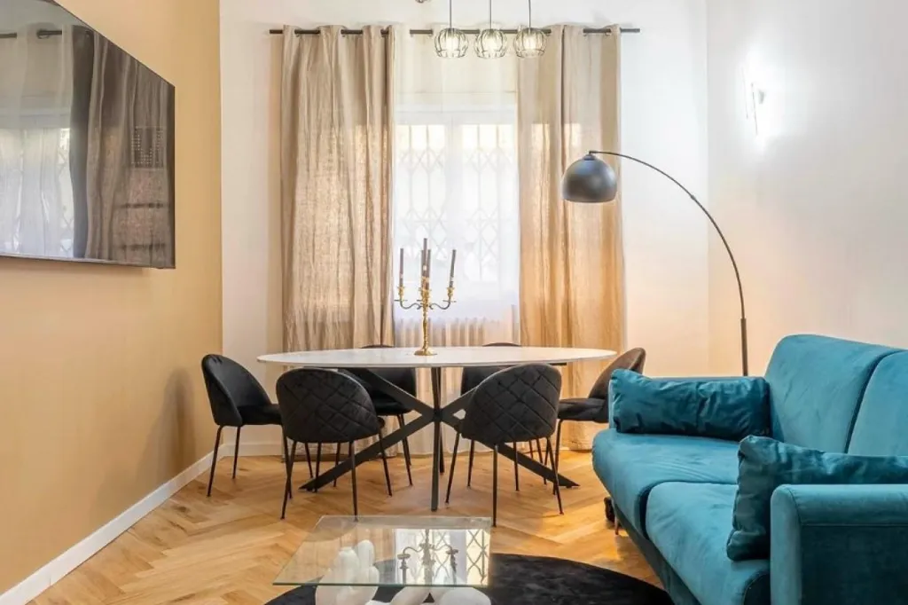 Séjour - Appartement Loft Moderne à Nice Centre