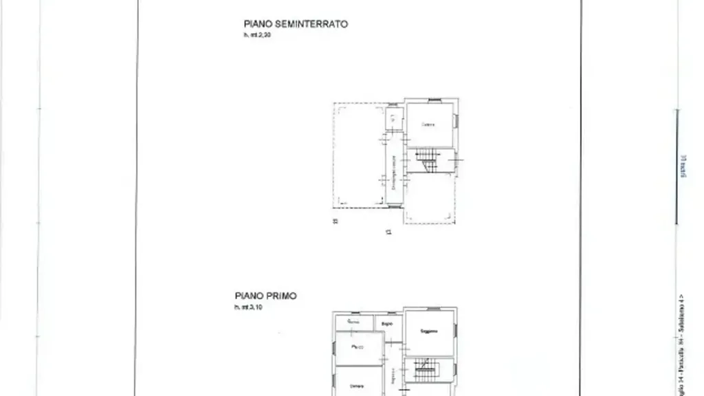 Plan - Trilocale with Balcony in Parma