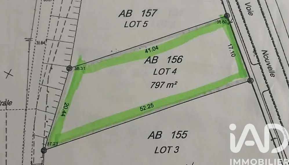 Plaan - Constructible Plot with Garden Potential in Auchy-lès-Hesdin