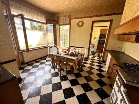 Cucina - Maison de Maître with Courtyard in Calais