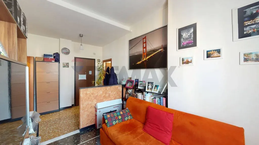 Séjour - Apartment with Panoramic Balcony in Genova