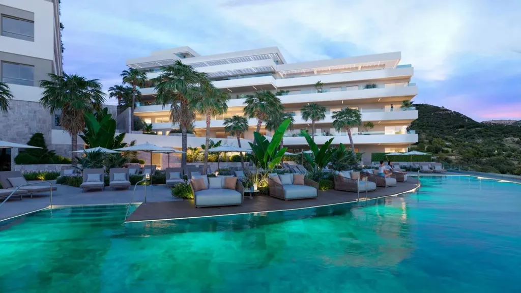 Piscine - New Build Apartments with Infinity Pool in Mijas Costa