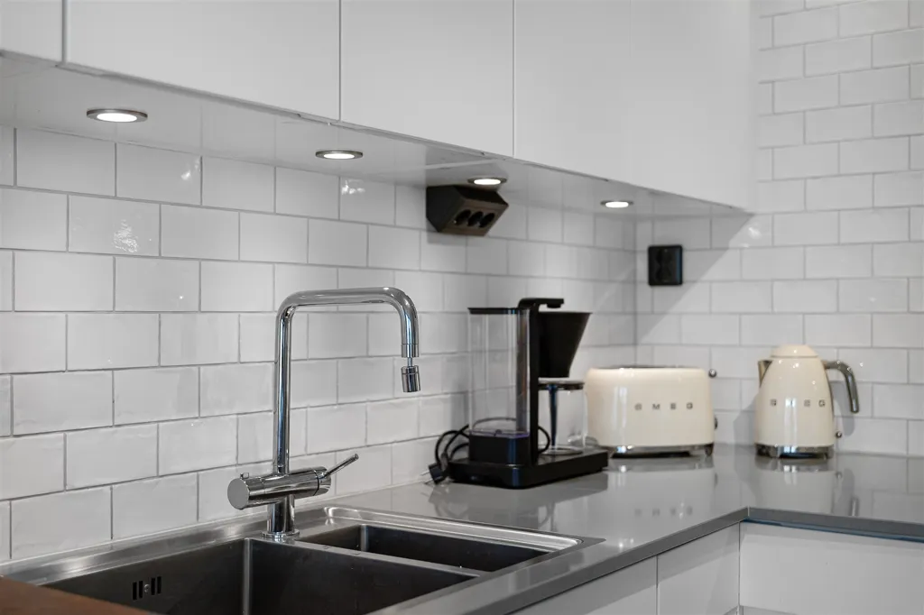 Cuisine - Completely Renovated Apartment with Balcony in Uppsala