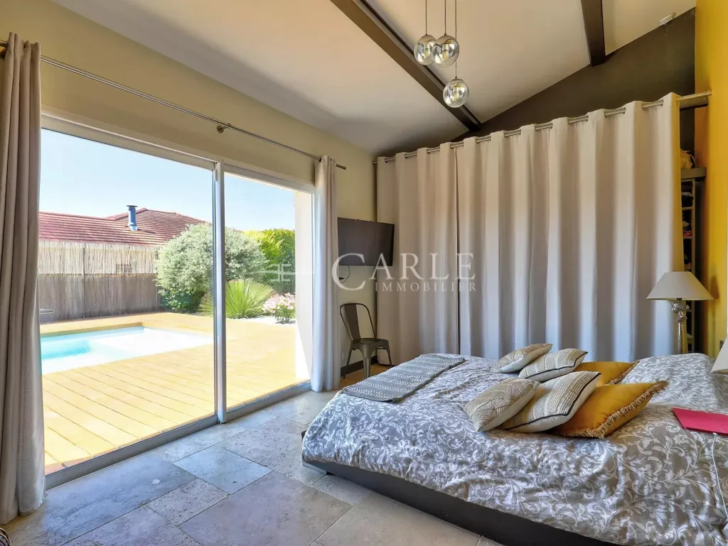Chambres - Villa de Standing avec Piscine à Villette d'Anthon