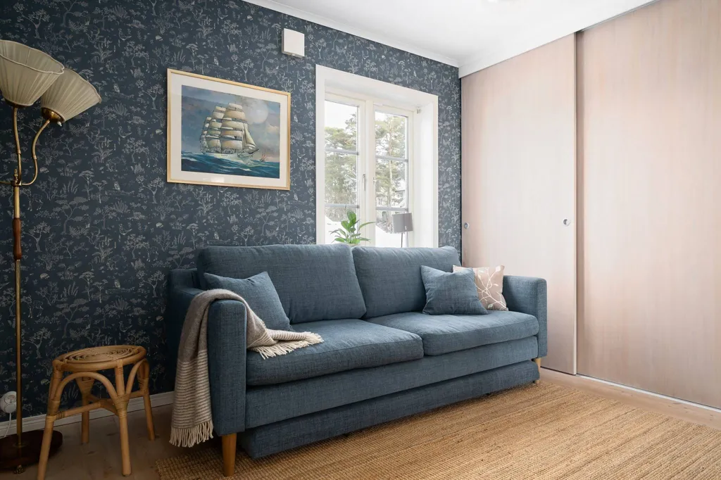 Séjour - Renovated Villa with High Ceilings on Dalarö