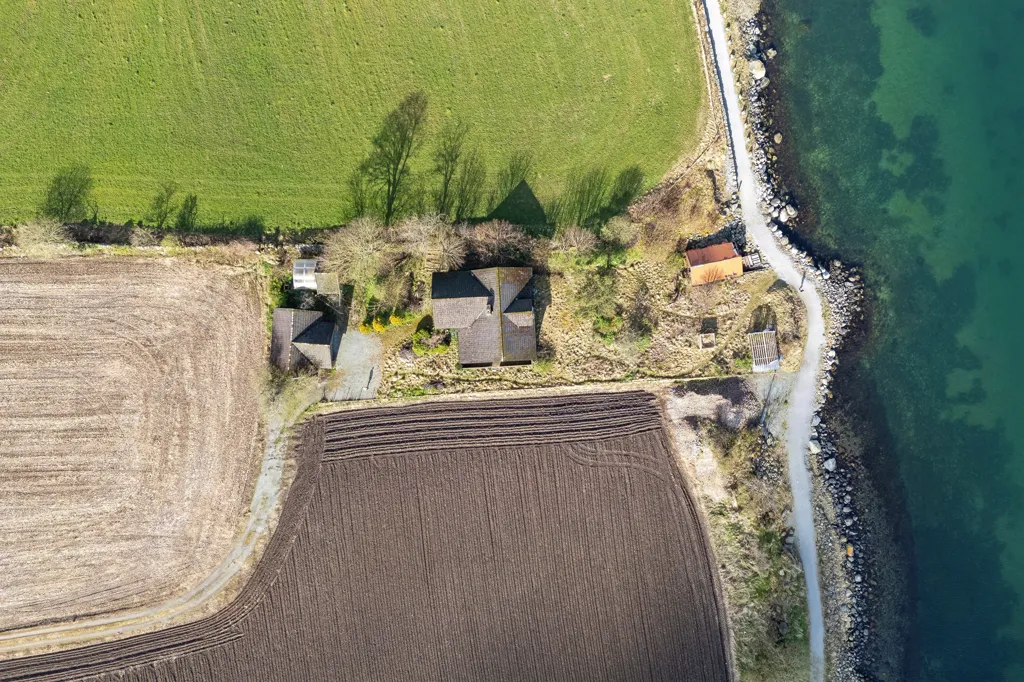 Vue aérienne - Panoramic House with Naust by Hafrsfjord, Sørnes
