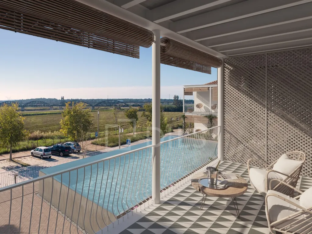 Balcon - Luxury Flat with Pool in Alcácer do Sal