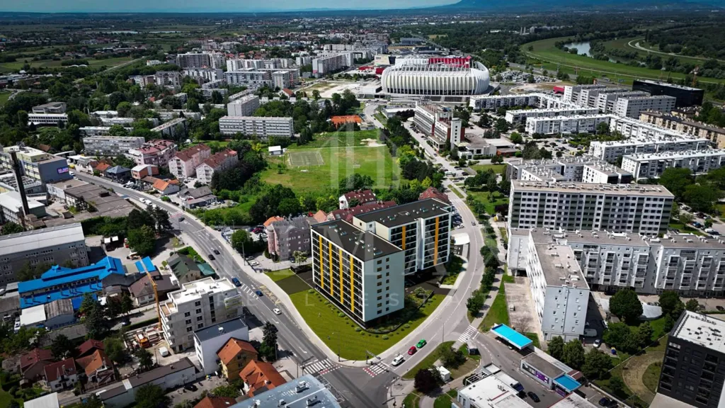 Vue aérienne - Apartment with Parking in Lanište, Zagreb