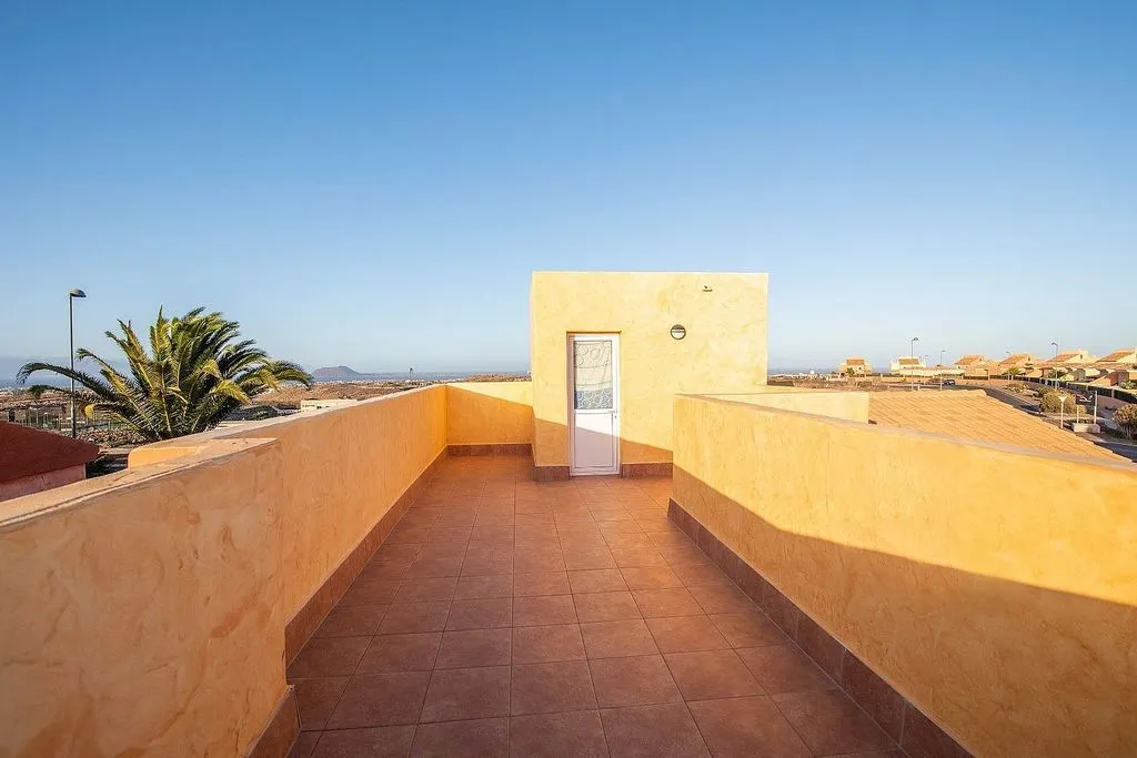 Terrass - Chalet with Pool and Sea View in Corralejo