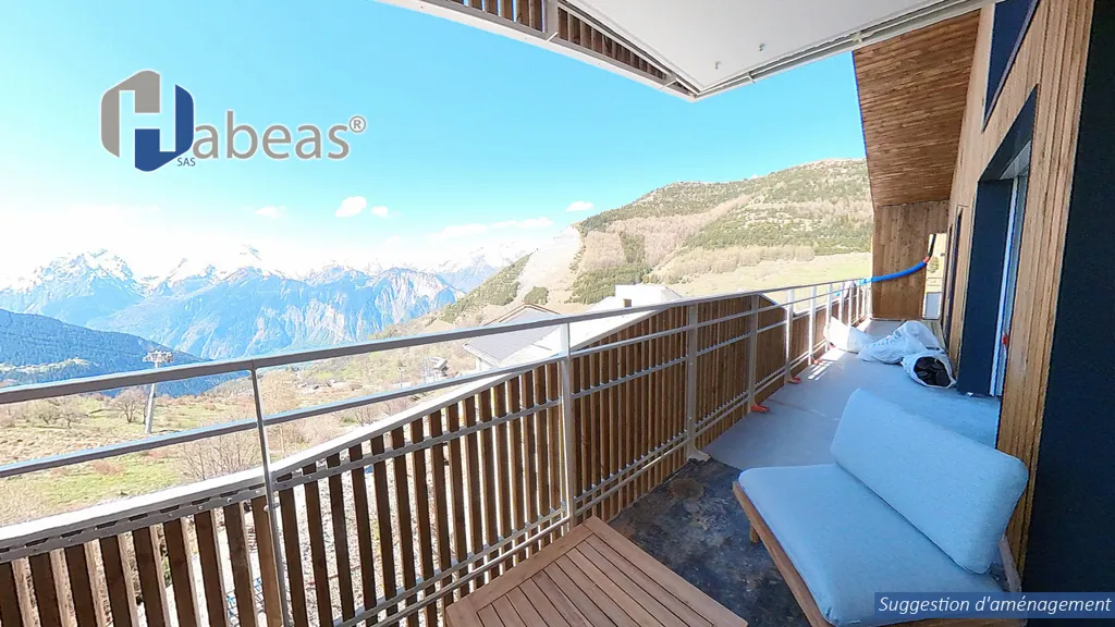 Balcone - Apartment with Balcony and Ski Locker in Alpe d'Huez