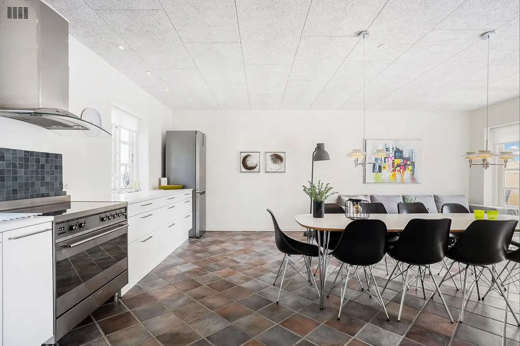 Salle à manger - Villa with Seafront Access in Løkken