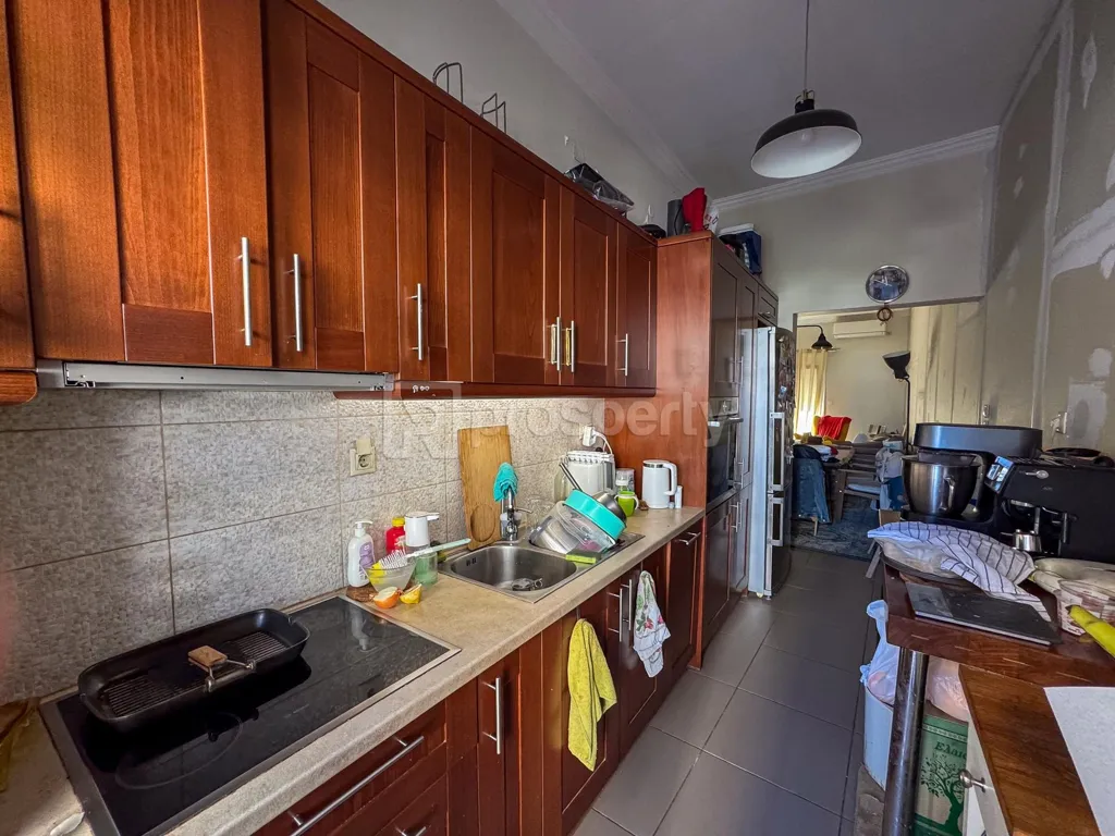 Cuisine - First-Floor Apartment with Green View in Agyia, Patra