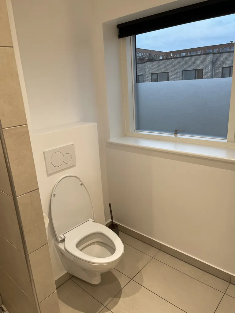 Salles de bain - Furnished Room with Balcony near Hedehusene