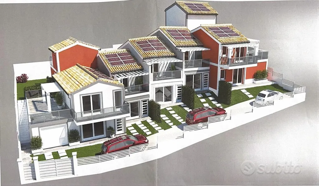 Terraced Villa with Garden in Cagliari