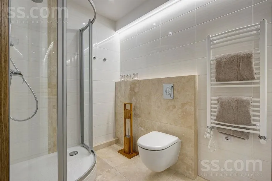 Salles de bain - Modern 2-Bedroom Flat in Riga Centre