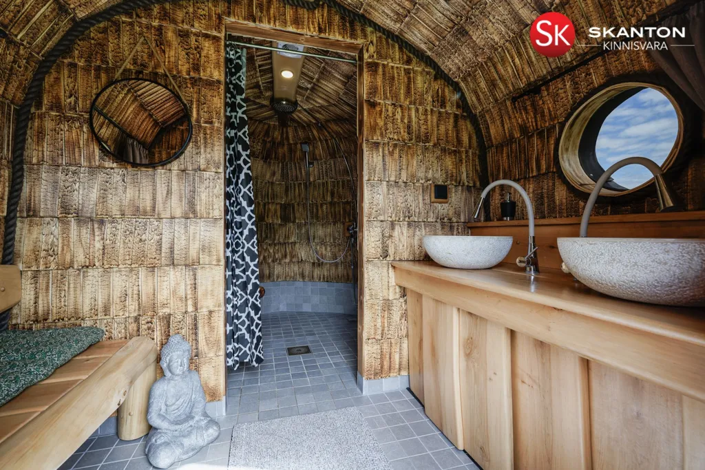 Habitaciones - Log House with Balcony in Veskiküla