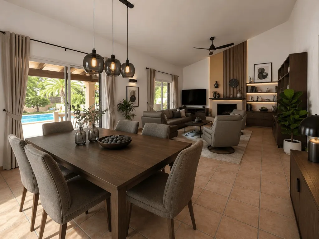 Salle à manger - Maison 4 chambres à Sant Llorenc des Cardassar