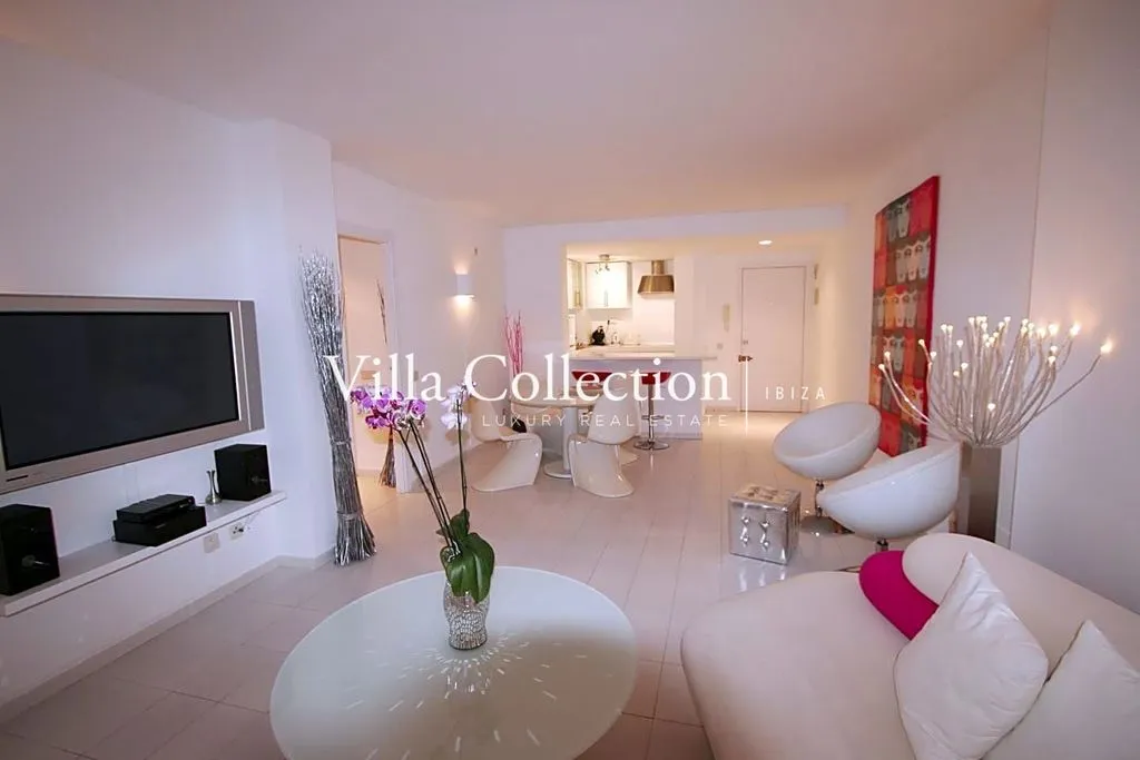 Séjour - Luxury Flat with Pool in Marina Botafoch, Ibiza