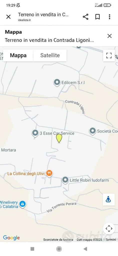 Recinted Plot with Water Access in Pellaro Mortara