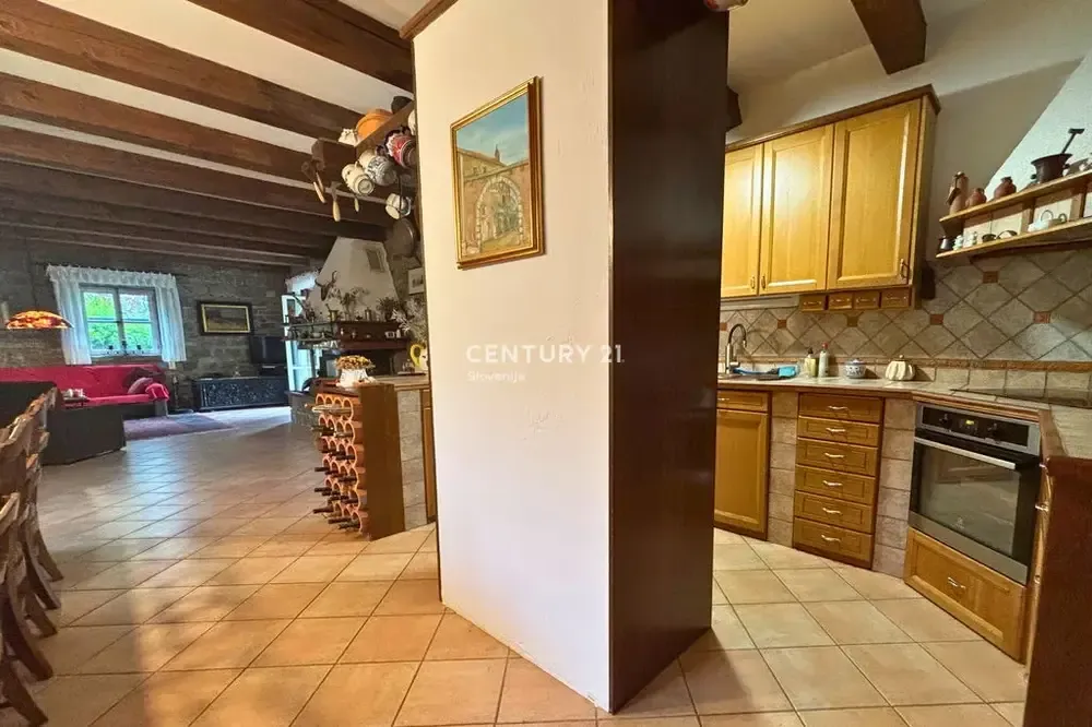 Cucina - Stone Villa with Pool in Pomjan, Koper