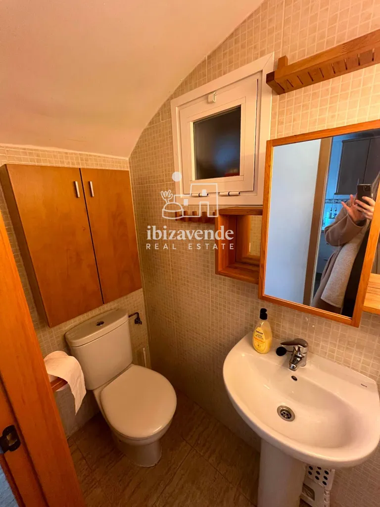 Salles de bain - Charming House with Pool in Cala de Bou