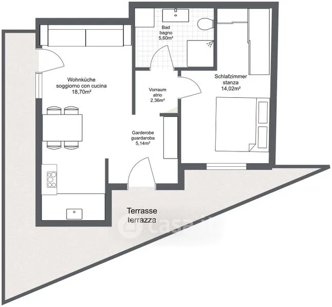 Plaan - Modern Flat with Terrace in Merano