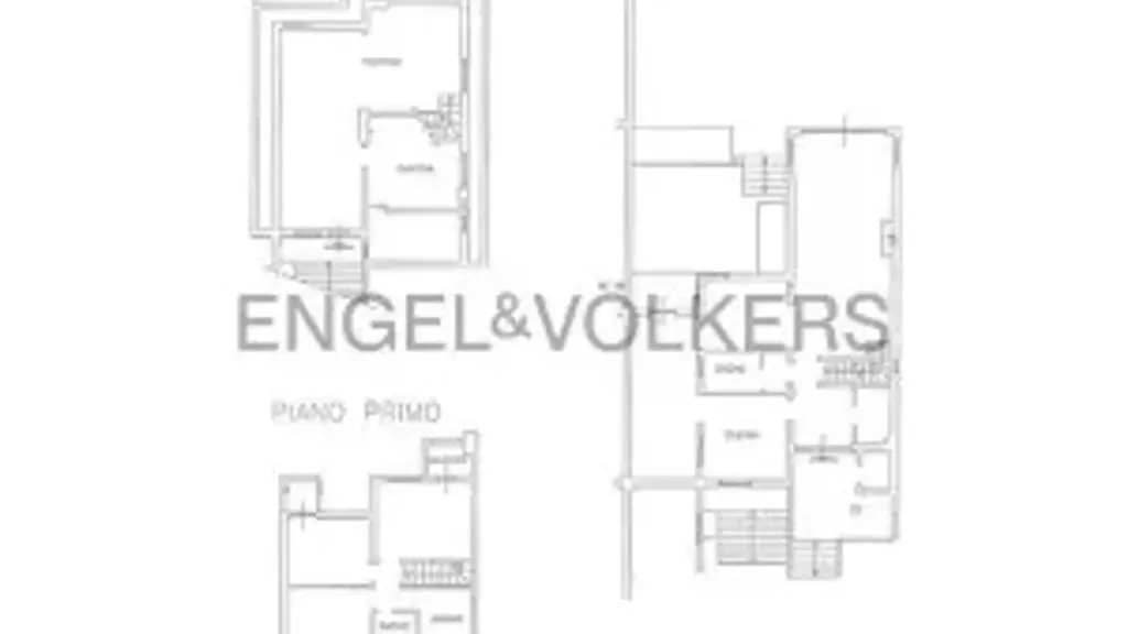 Floor Plan - Villa with Private Park in Nuova Palocco, Rome
