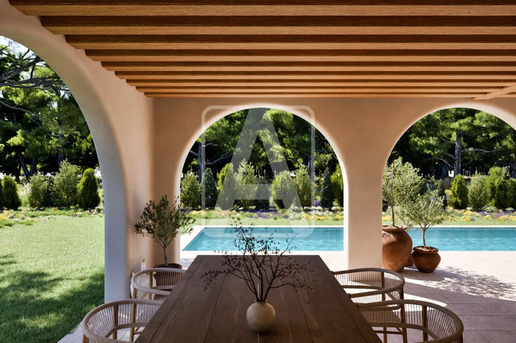 Terrass - Newly Built Ibicenco Villa with Pool in Moraira