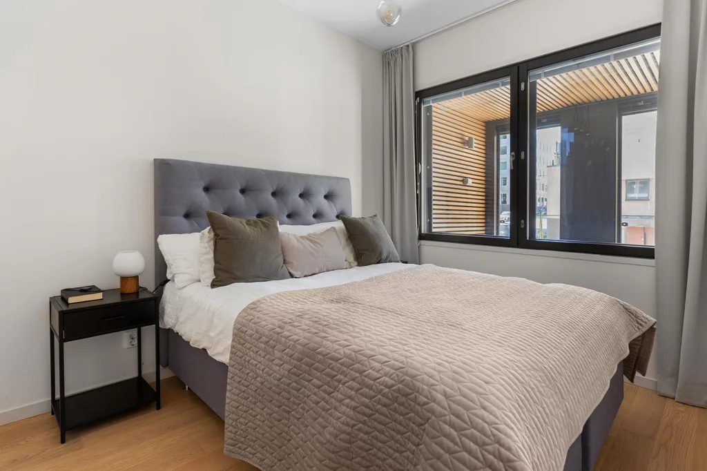 Camere da letto - Modern 2-Bedroom with West Balcony in Brf Arkaden