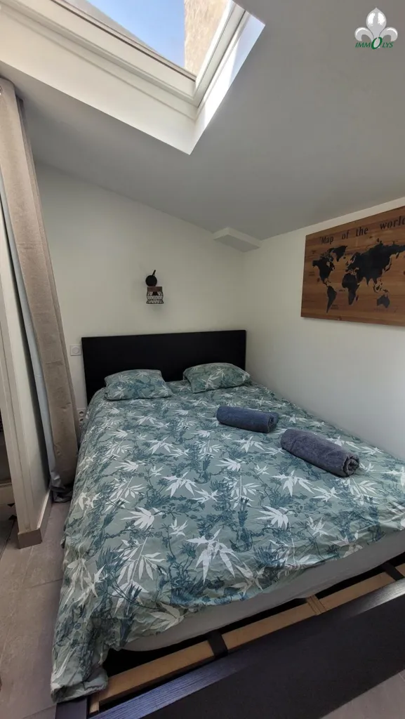 Camere da letto - 1-Bedroom Flat with Open Kitchen in Côte-d'Or