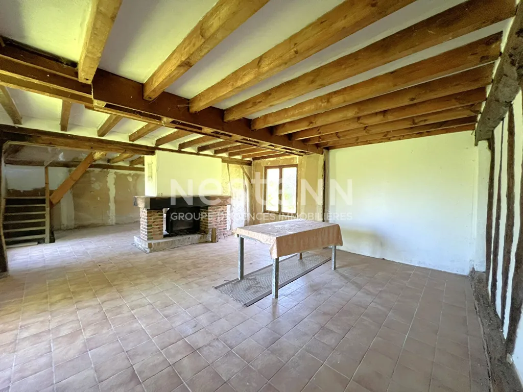 Séjour - Longère 2 Chambres avec Terrain à Menetou-sur-Nahon