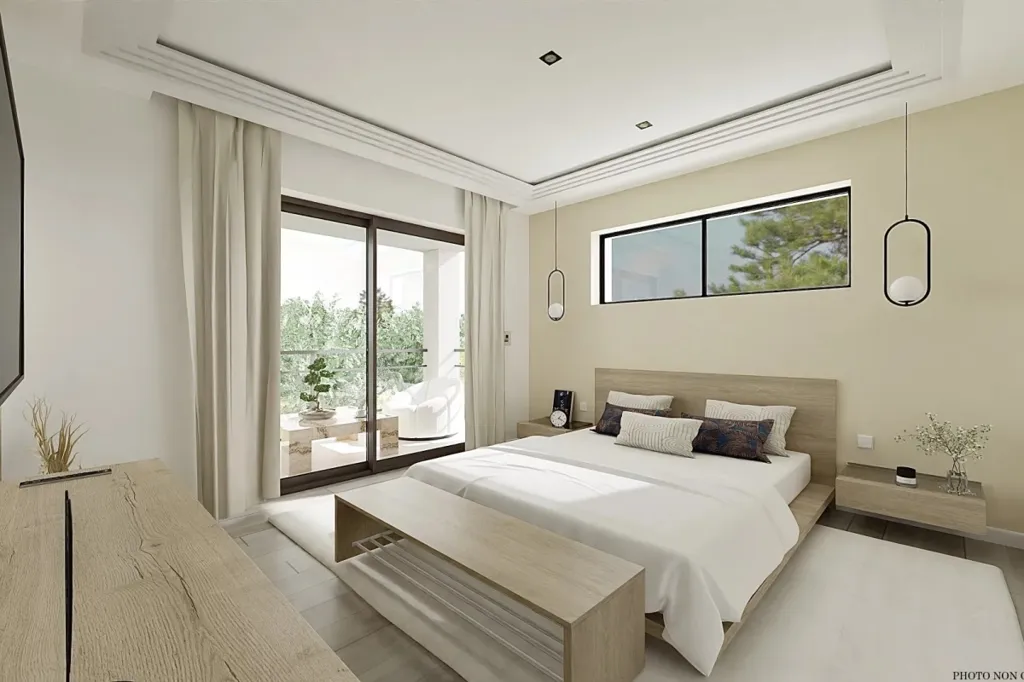 Bedrooms - Contemporary Villa in Secure Domain, Castellaras