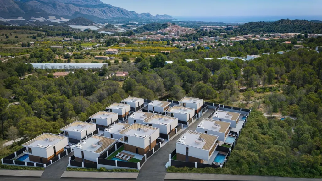 Õhuvaade - Contemporary Villas with Private Pool in Polop