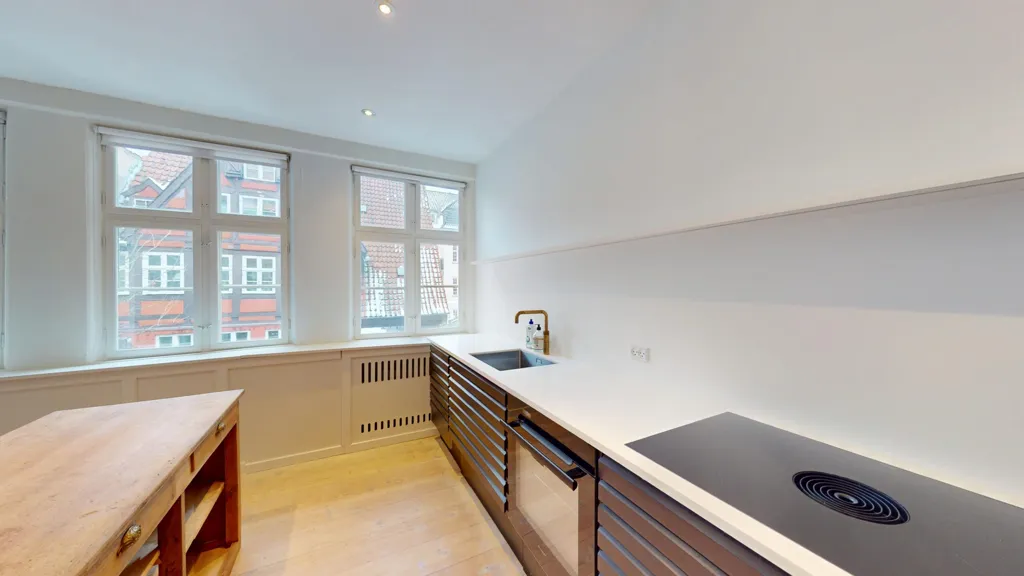 Cuisine - Apartment with Private Garage in Frederiksstaden