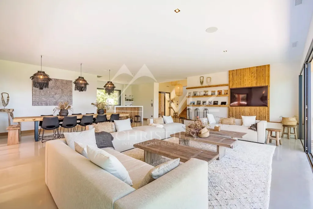 Soggiorno - New Villa with Sea View in Saint-Tropez